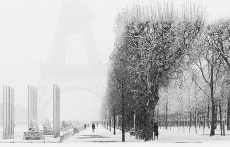 paris im schnee