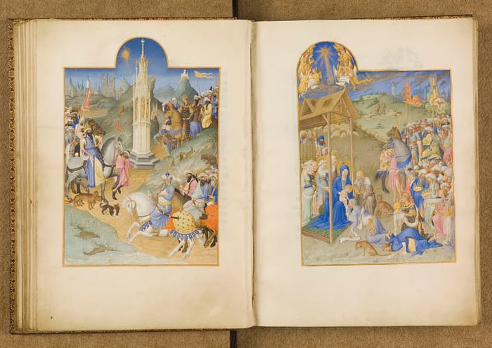 Très Riches Heures du Duc de Berry chantilly innenansicht