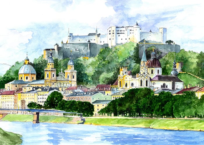salzburg-aquarell