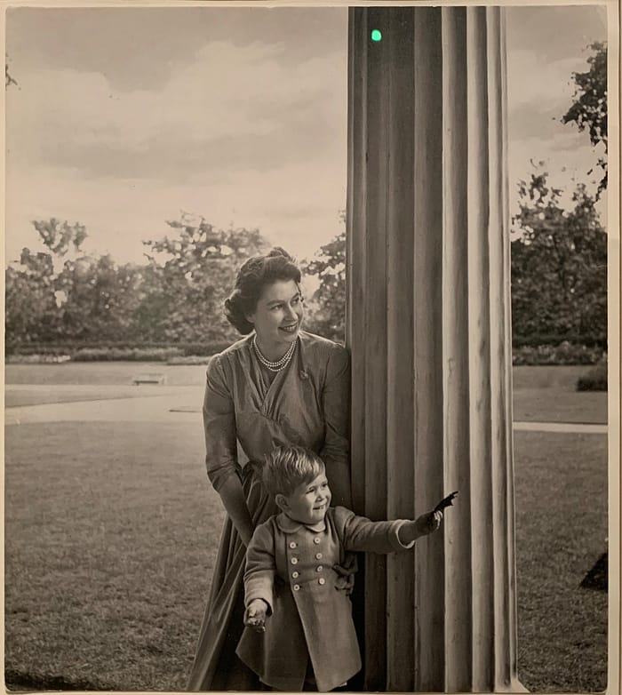 Queen Elizabeth II. Prince Charles Cecil Beaton
